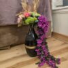 Midnight Orchid Cascade Vase