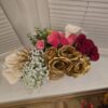 WhatsApp Image 2026-01-23 at 21.30.37 (1) Golden Blush Floral Arrangement in Textured Gold Vase