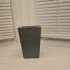 Matte Charcoal Textured Planter Vase